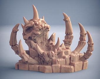 Frostmetal Clan - Frostdoom Temple Shrine | 32mm scale miniature | Artisan Guild