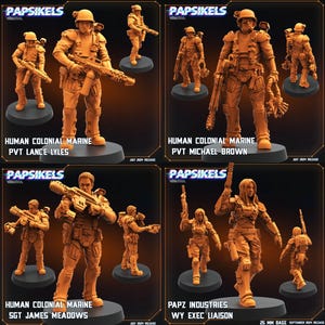 Space Marines - Round 6 | 32mm scale miniature | Papsikels
