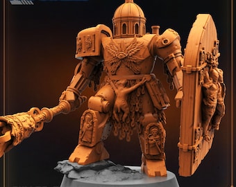 Quiapo Shrine Anchorite - LARGE model - 60mm base | 32mm scale miniature | Papsikels