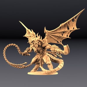 Baalzrodan the Demon King | customizable | LARGE model | 32mm scale miniature
