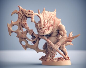 Death-Tide Jurakins - Fishman Pope Blobulba | 32mm scale miniature | Artisan Guild