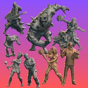 City Stalkers - Round 2 | 32mm scale miniature | Vaultz Miniatures