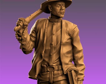 The Waltzing Undead - Survivors - Father Priest | 32mm scale miniature | Vaultz Miniatures