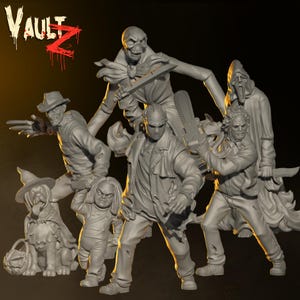 Halloween Horrors - Slasher Villains | 32mm scale miniature | Vaultz Miniatures