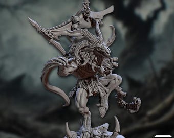 Rise of the Beastmen - Cavroon Gobor the Bonedancer Shaman | 32mm scale miniature | Artisan Guild