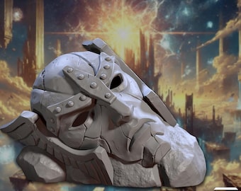 Wrath of the Malakim - Shattered Aetherium Ruins - Statue Head | 32mm scale miniature | Artisan Guild