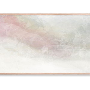 Samsung Frame TV Art: &quot;Fog&quot;, Abstract, Digital Art, Watercolor, Minimalism, Pastel, Delicate