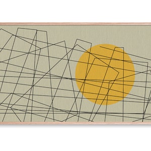Samsung Frame TV Art: &quot;Sunny3&quot;, Abstract, Digital Art, Minimalism, Bauhaus