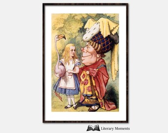 Alice in Wonderland Art Print - The Duchess - Classic Alice - high-quality print - Vintage art - Girls Room Decor - Nursery Decor