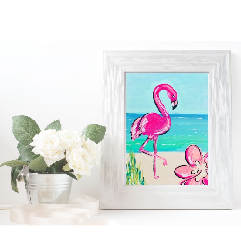 flamingo-printable-tracer-for-kids-private-paint-party-and-etsy