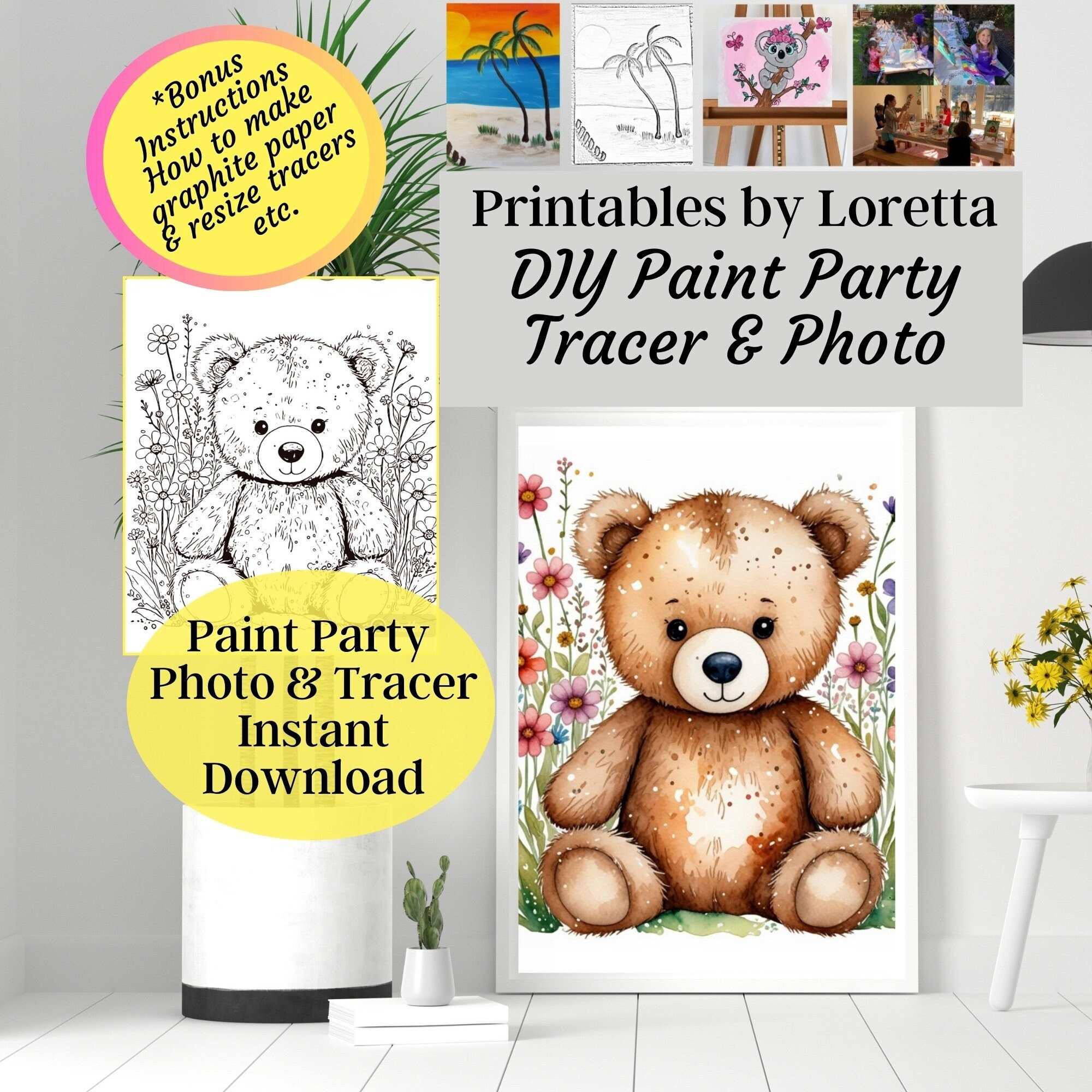 Bear Paint by Number UK