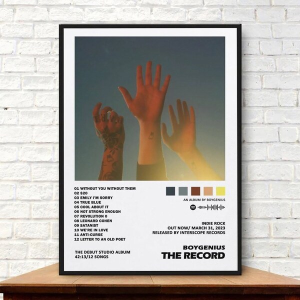 Boygenius Art Poster Etsy
