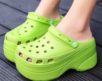 crocs high platform