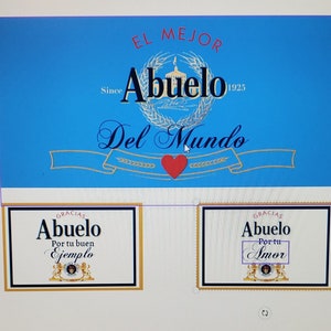 Modelo Spanish Abuelo 6-pack bieretiketten