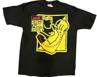 VTG 1990 Avia Sportswear Single Stitch Made in USA Clyde Drexler T Shirt  Size L 