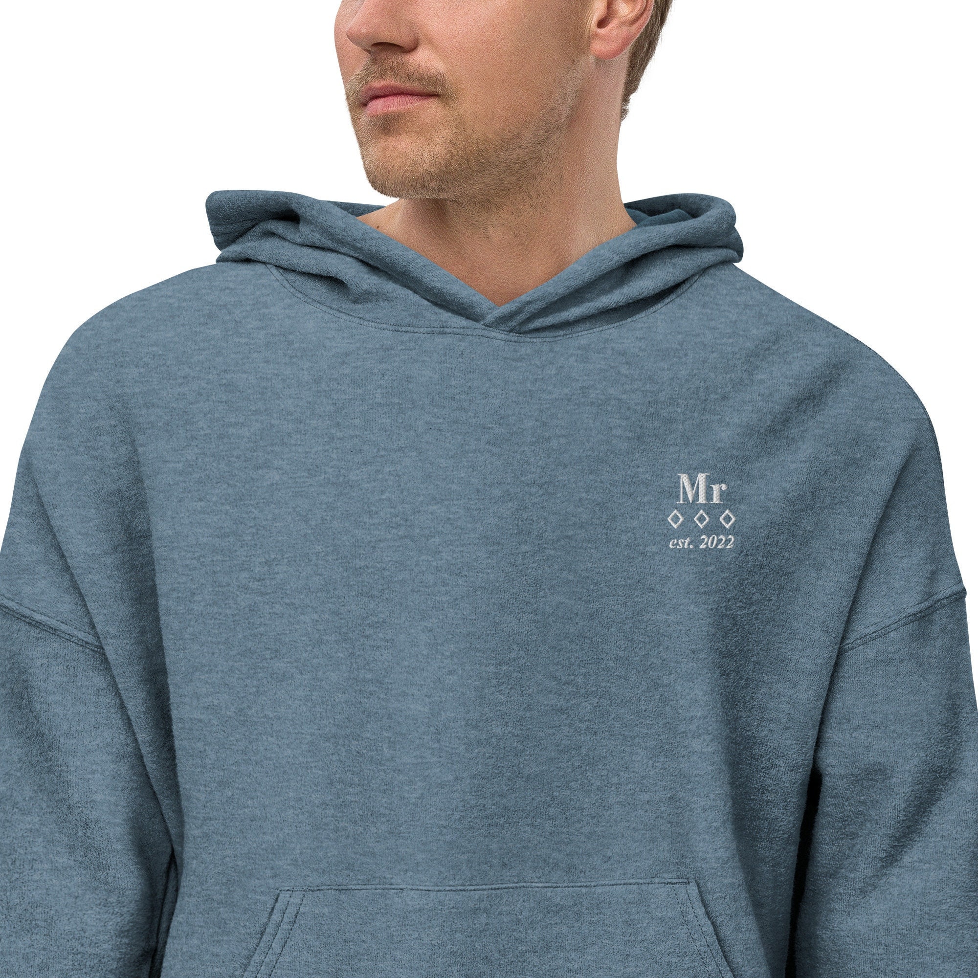 Embroidered mr Est. 2022 Hoodie Sweatshirt - Etsy
