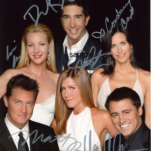 FRIENDS CAST #1 REPRINT SIGNED 8X10 PHOTO AUTOGRAPHED PICTURE CHRISTMAS GIFT 