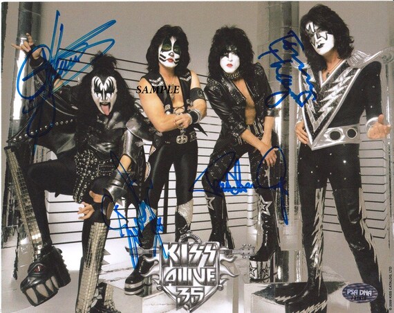 KISS BAND 1 Reprint 8X10 Signed Autographed Photo Picture Man - Etsy