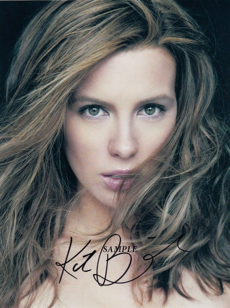 KATE BECKINSALE 2 Reprint 8X10 Signed Autographed Photo Etsy