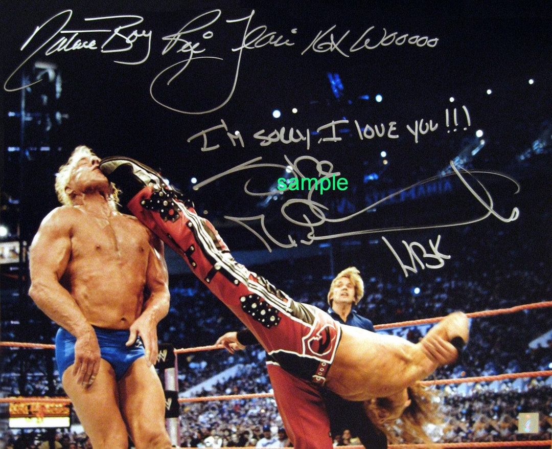 SHAWN MICHAELS Ric FLAIR 8X10 Reprint Signed Autographed Photo Etsy