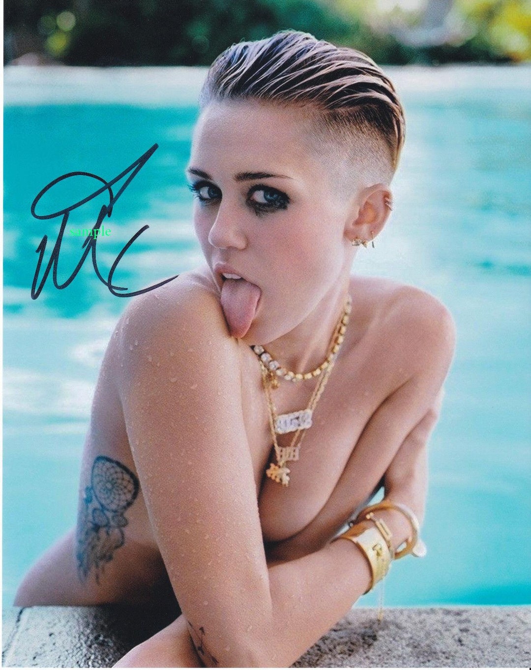 MILEY CYRUS 2 Reprint 8X10 Signed Autographed Photo Picture - Etsy