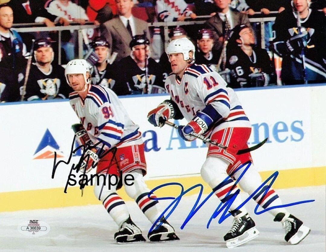 MARK MESSIER Wayne GRETZKY Reprint 8X10 Signed Autographed Etsy
