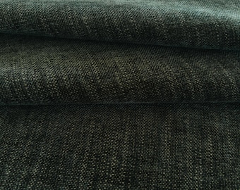 Deep Green Upholstery Fabric Green Chenille Fabric for Chairs Green Drapery Fabric Modern Designer Pillow Fabric Green Fabric by the Yard