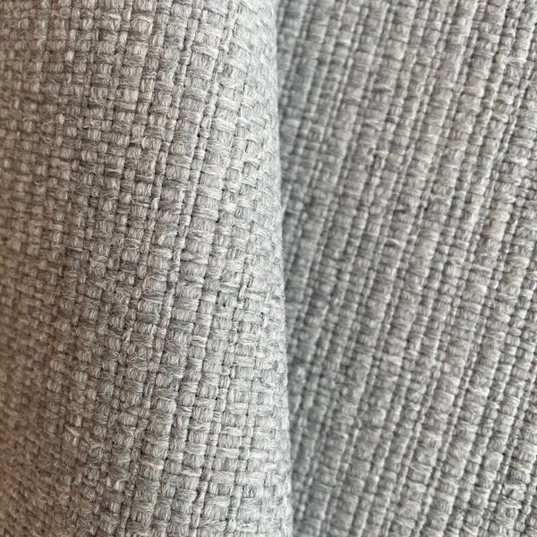 Grey Upholstery Fabric Indoor/ Outdoor Furniture Fabric for Chairs Fabric Grey Pillow Fabric for Cushions Fabric Grey Fabric by the Yard