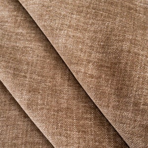 Brown Chenille Fabric Upholstery Tan Chenille Fabric for Curtains Textured Fabric Soft Chenille Fabric for Chairs Chenille Fabric for Pillow