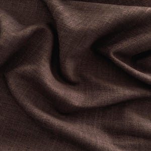 Dark Brown Drapery Fabric
