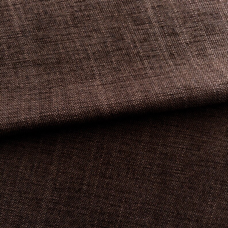 Dark Brown Drapery Fabric