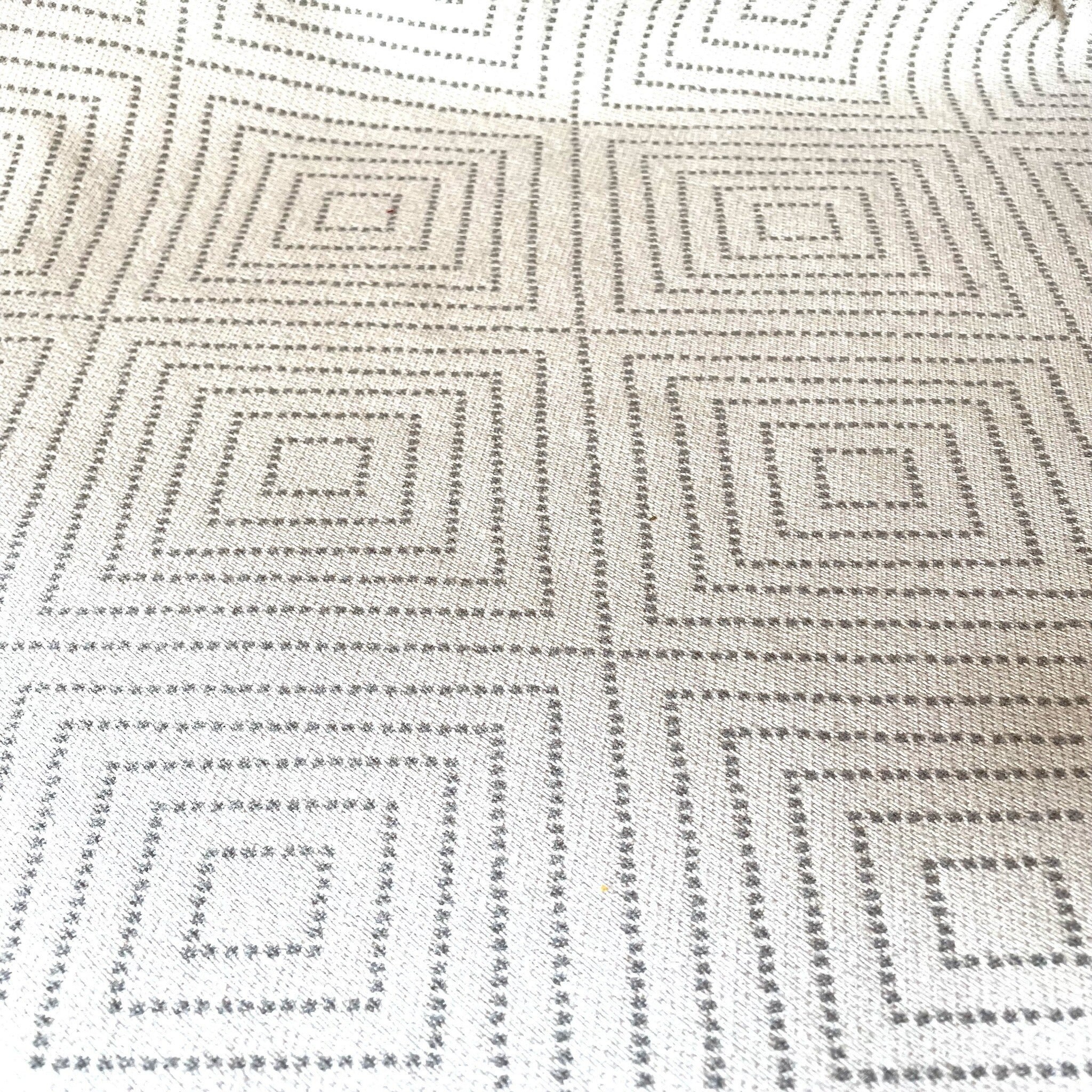 Gray Geometric Upholstery Fabric by the Yard Grey Mid Century Etsy