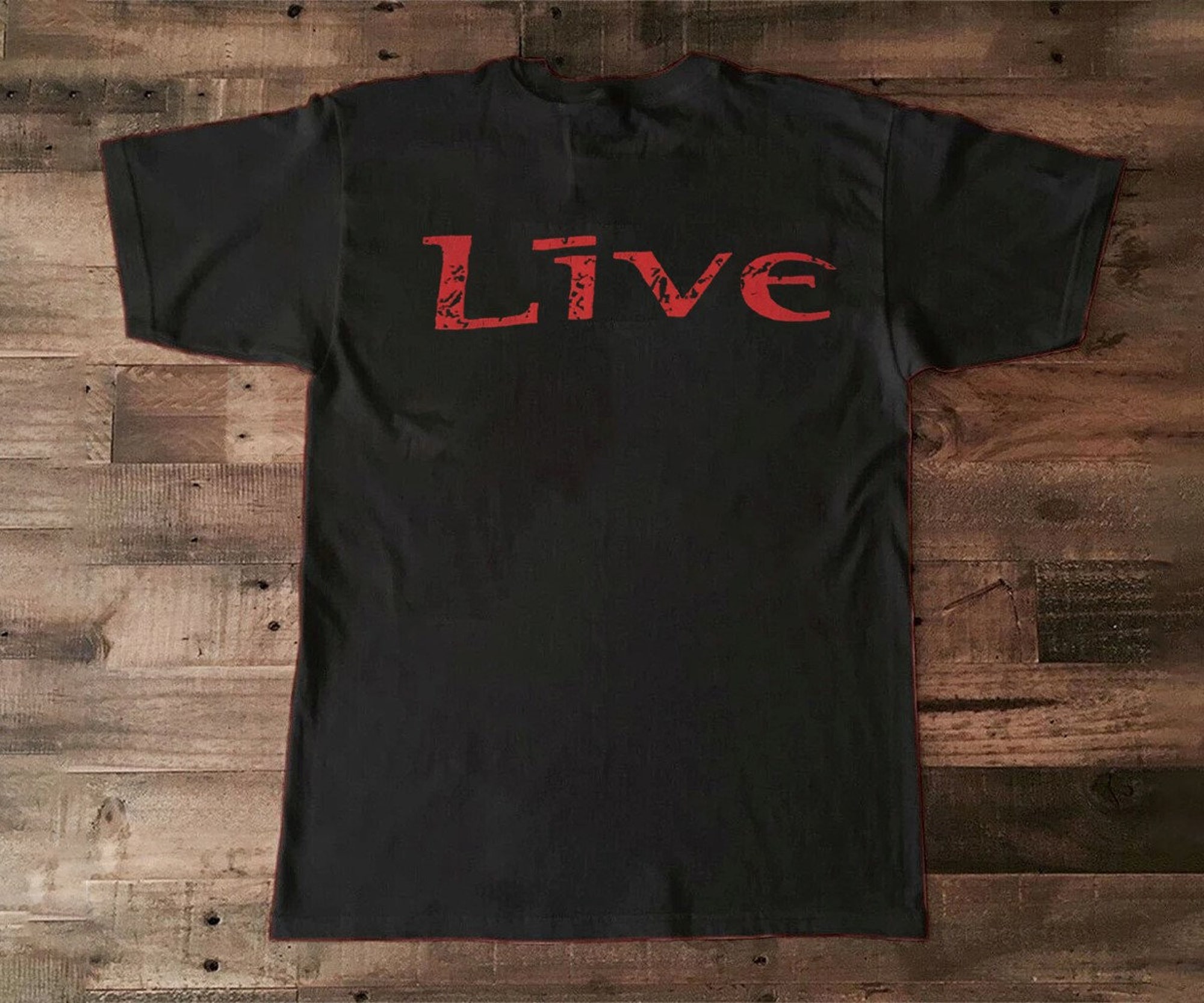 Vintage Live 1994 Throwing Copper Black Concert T-Shirt