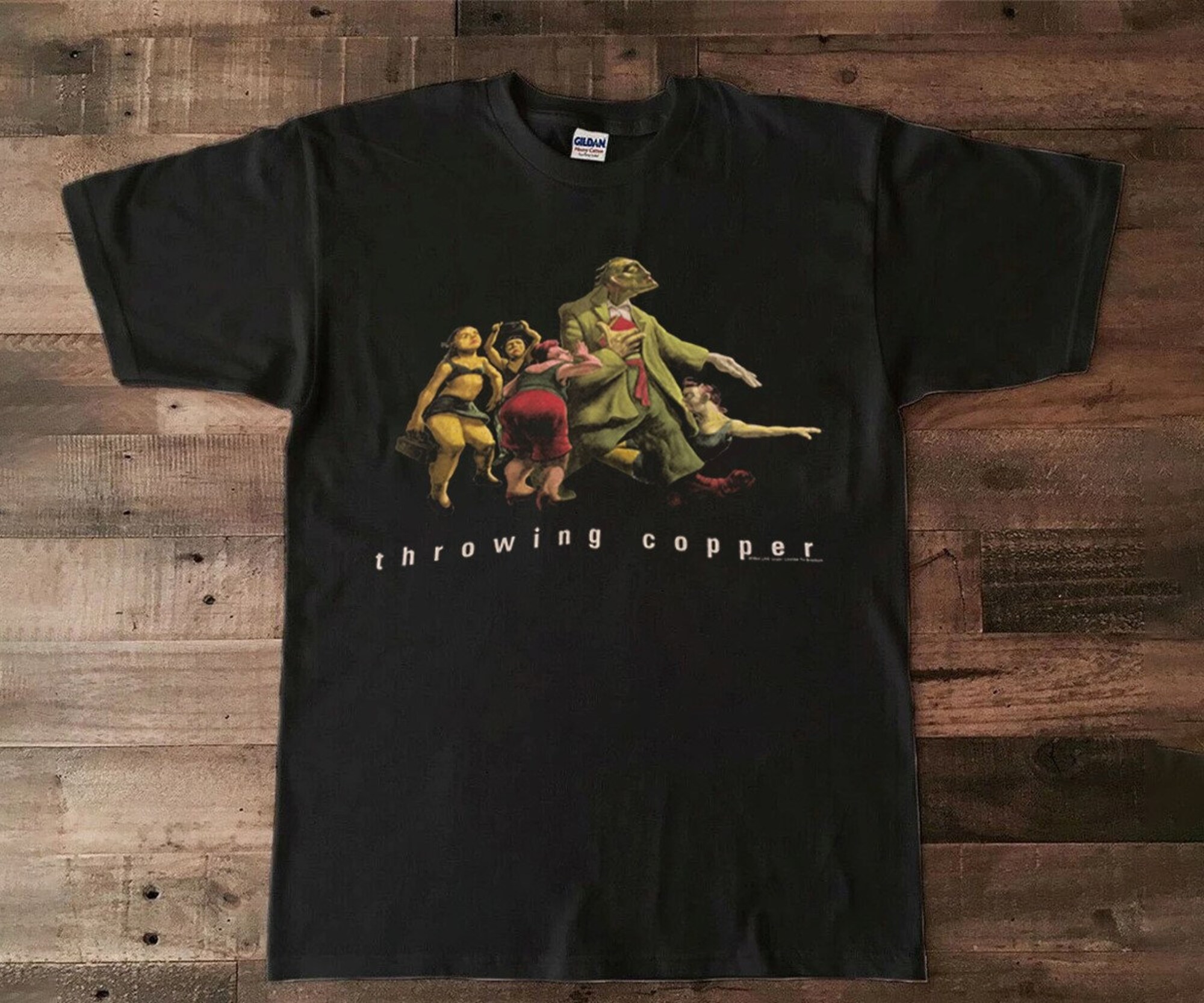 Vintage Live 1994 Throwing Copper Black Concert T-Shirt