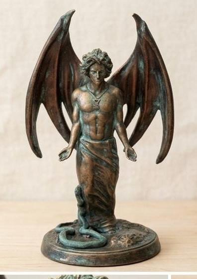 ビンテージ　デビル　悪魔　真鍮　ブラス　ブロンズ　置物 Bronze devil statue - Etsy 日本