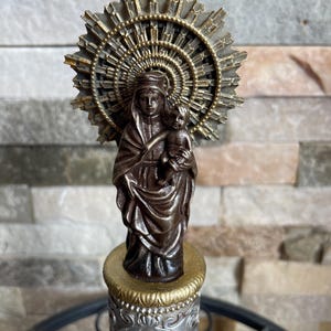 Nuestra Señora del PILAR la Virgen de la HISPANIDAD  estatua rústica * varias opciones medidas a elegir ** (for your home/altar/wicca)