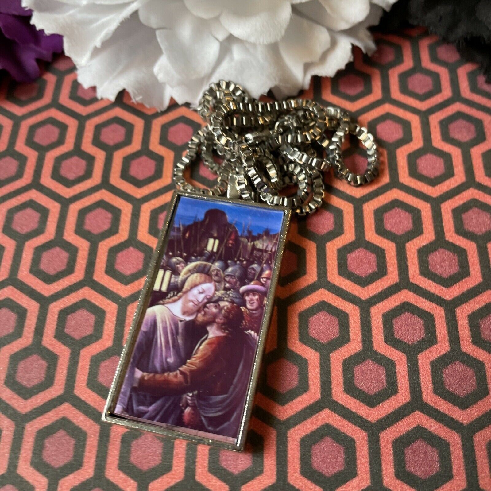 SAN JUDAS TADEO the Betrayal Hand-enamelled Hand-enamelled - Etsy