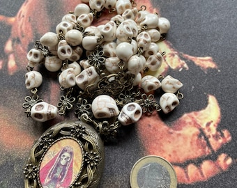 LARGE size - Memorial Rosary of The HOLY DEATH for altar / home