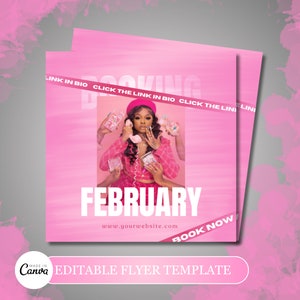 DIY editable Book Now Flyer, DIY Appointments Available Template, Premade Flyer Template, Hair, Lashes, Make up, Nails, Stylist