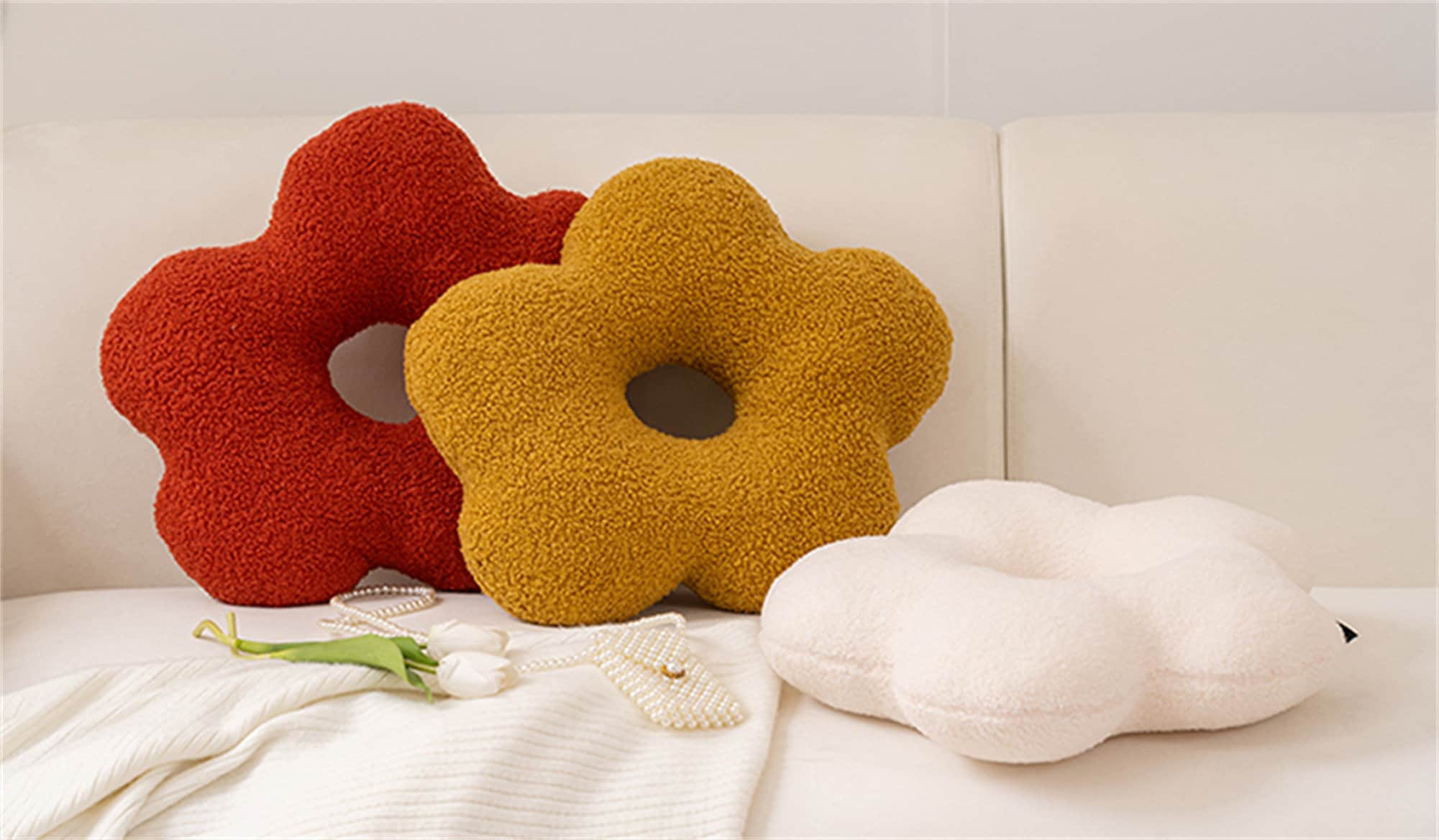 Flower Pillow/sofa Cushion/living Room Pillow/living Room Etsy