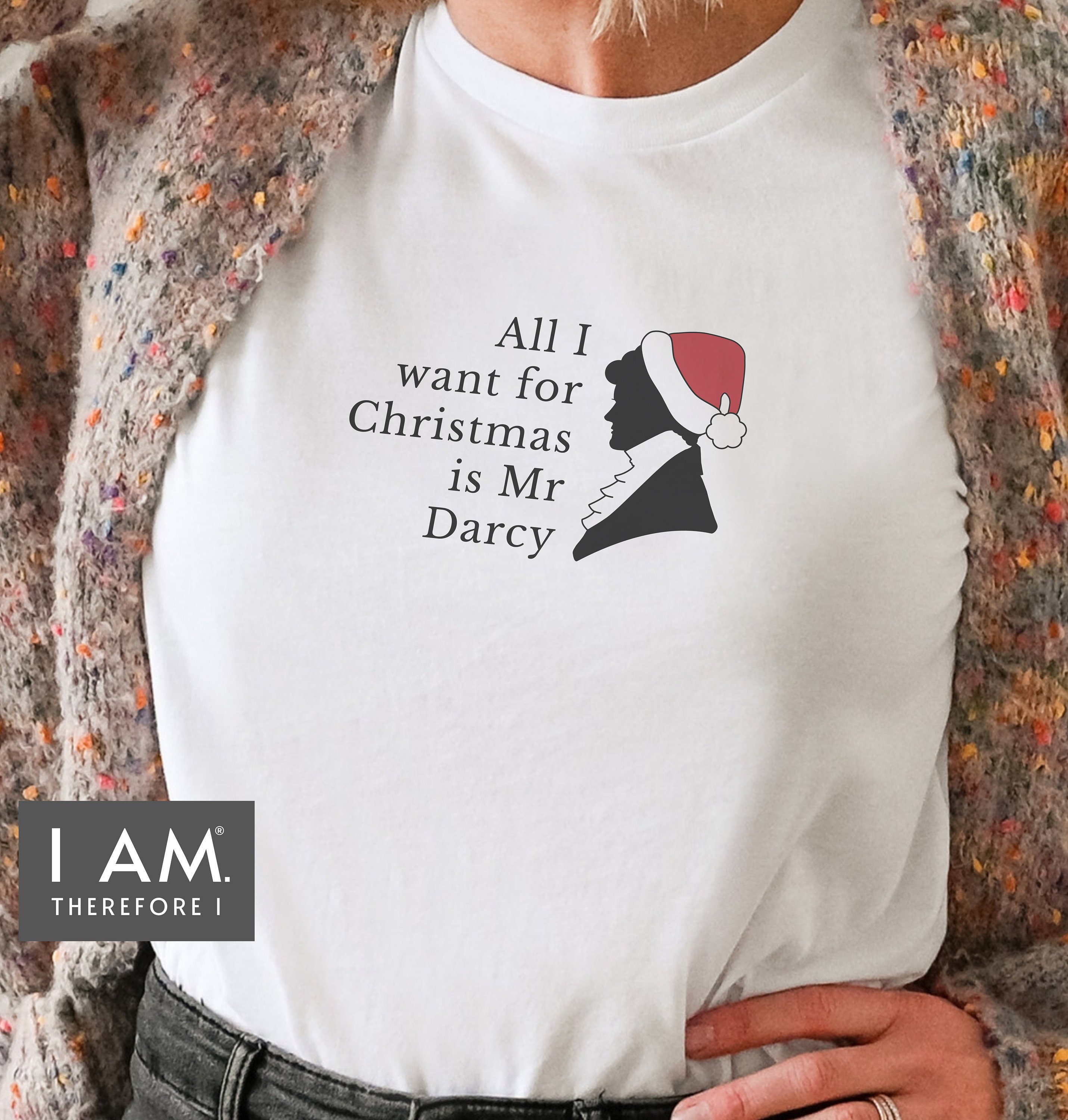 All I Want for Christmas is Mr Darcy T shirt Etsy