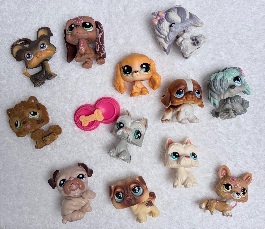 The Rarest Lps Rare Authentic Littlest Pet Shop (LPS) Dog Collection - Rare Variants ...