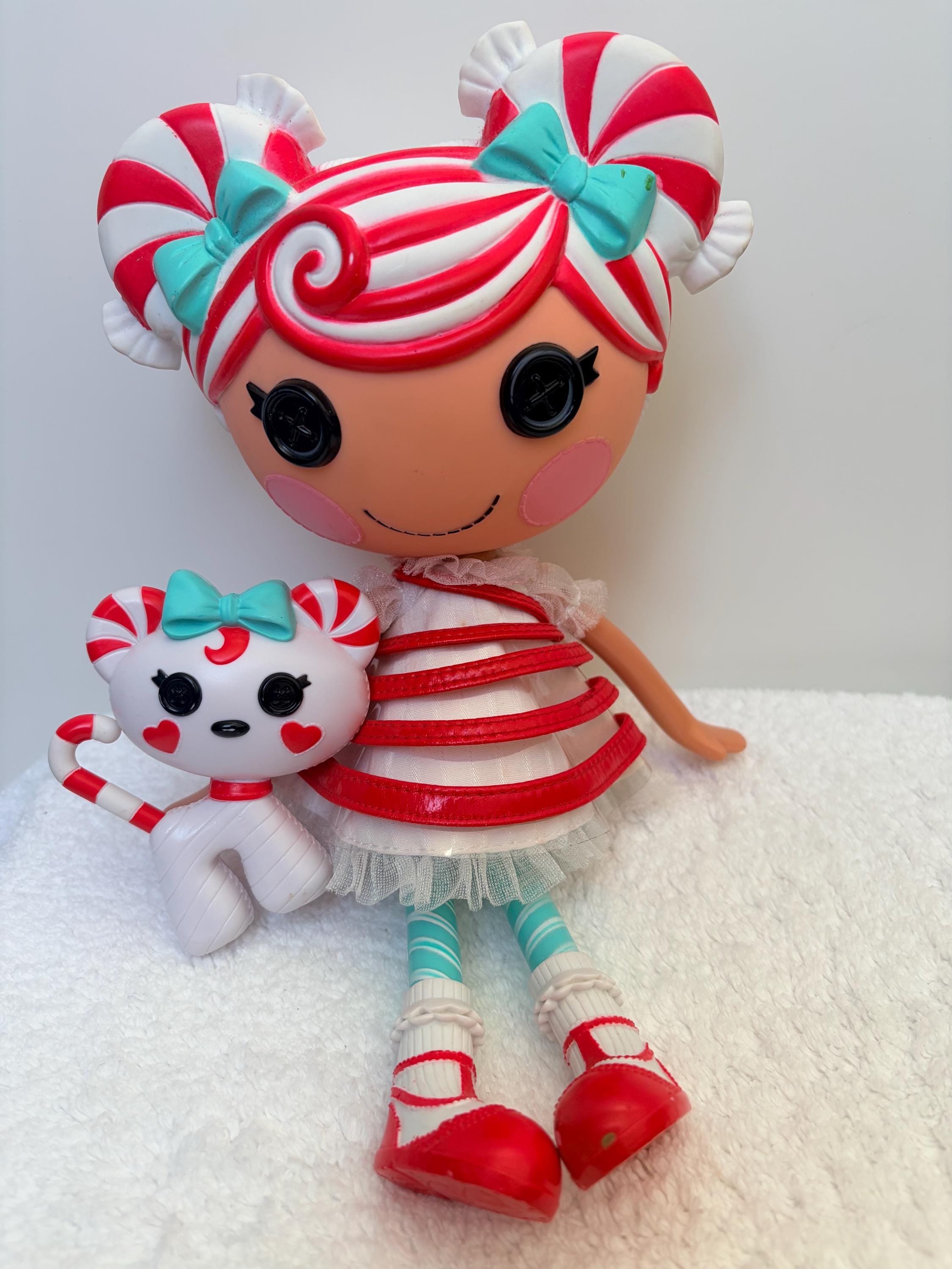 Rare Lalaloopsy Mint E. Stripes Doll With Peppermint Pet Dog - Etsy