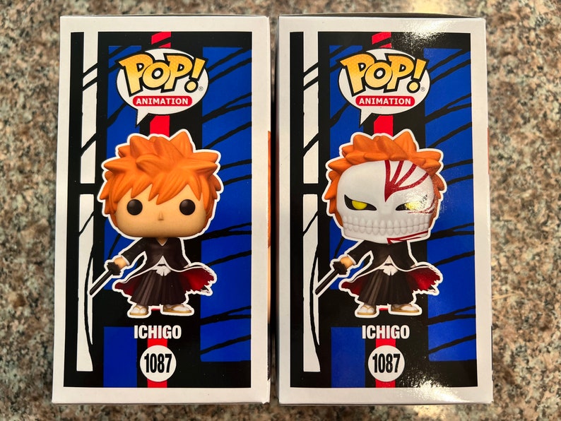 Funko Pop Bleach Kurosaki ICHIGO CHASE Hollow Mask Bundle 2 Etsy