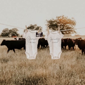 Digital Twin Pregnancy Announcement / Twin Announcement / Cow Farm Twin Pregnancy Announcement / Download Social Media Facebook Instagram