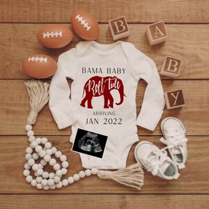 Superbowl Onesie Baby Boy Alabama Crimson Tide Baby Onesie - Main Image
