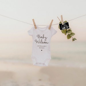 Neutral Pregnancy Announcement Digital | Summer Baby Announcement | Beach Baby | Beach Pregnancy | Social media Facebook Instagram Post