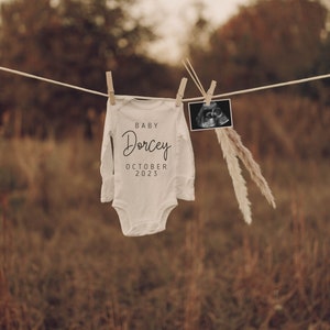 Digital Pregnancy Announcement / Digital Baby Announcement / Simple Pregnancy Announcement / Download Social Media Facebook Instagram