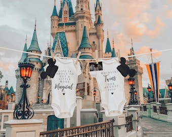 Magic Twin Pregnancy Announcement | Digital Twin Announcement Magic | Mouse Pregnancy | Download Social Media Facebook Instagram Post