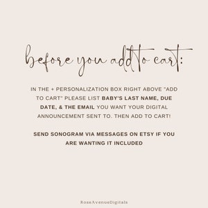 Digital Adoption Announcement / Adopting Announcement / Adopt Baby / Digital Announcement For Adoption / Social media Facebook Instagram image 4